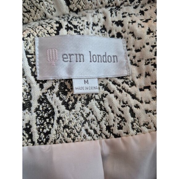 Erin London Snake Print Zip-Up Jacket size Medium - Picture 3 of 6